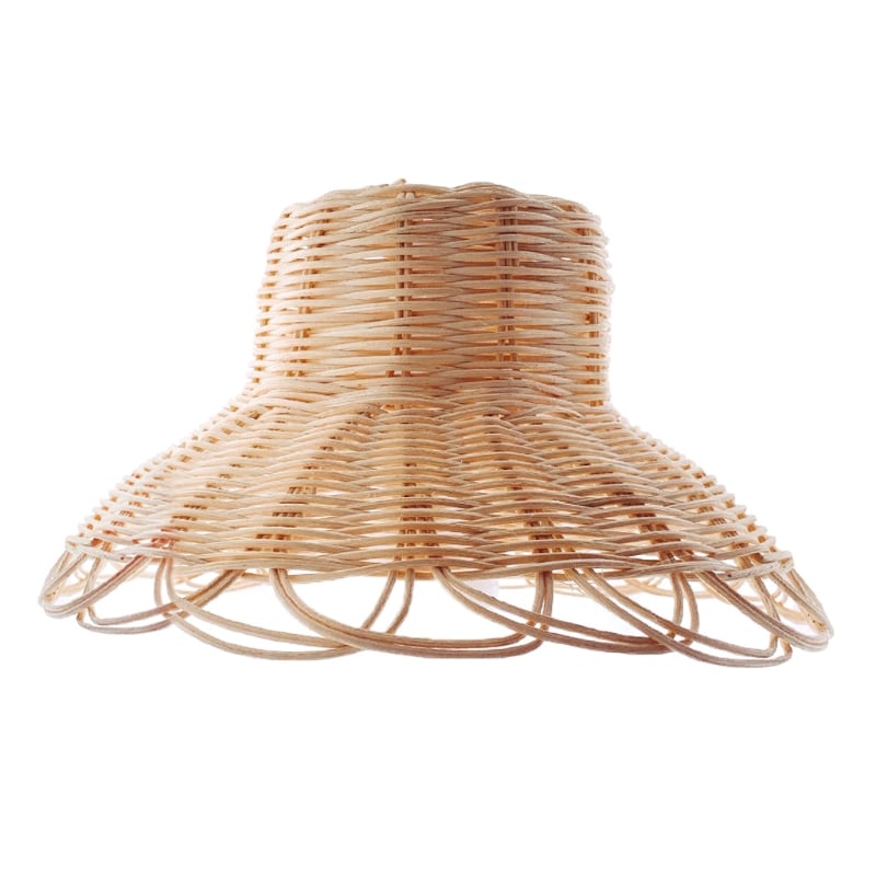 Lustre suspendu en rotin chinois style antique