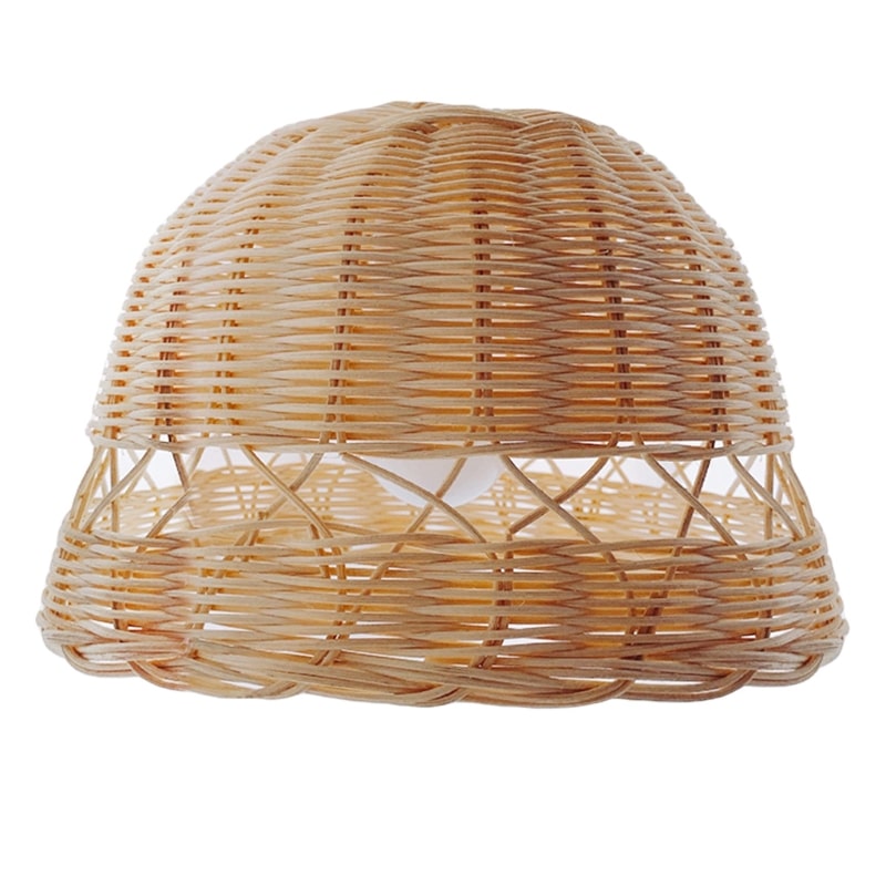 Lustre suspendu en rotin chinois style antique