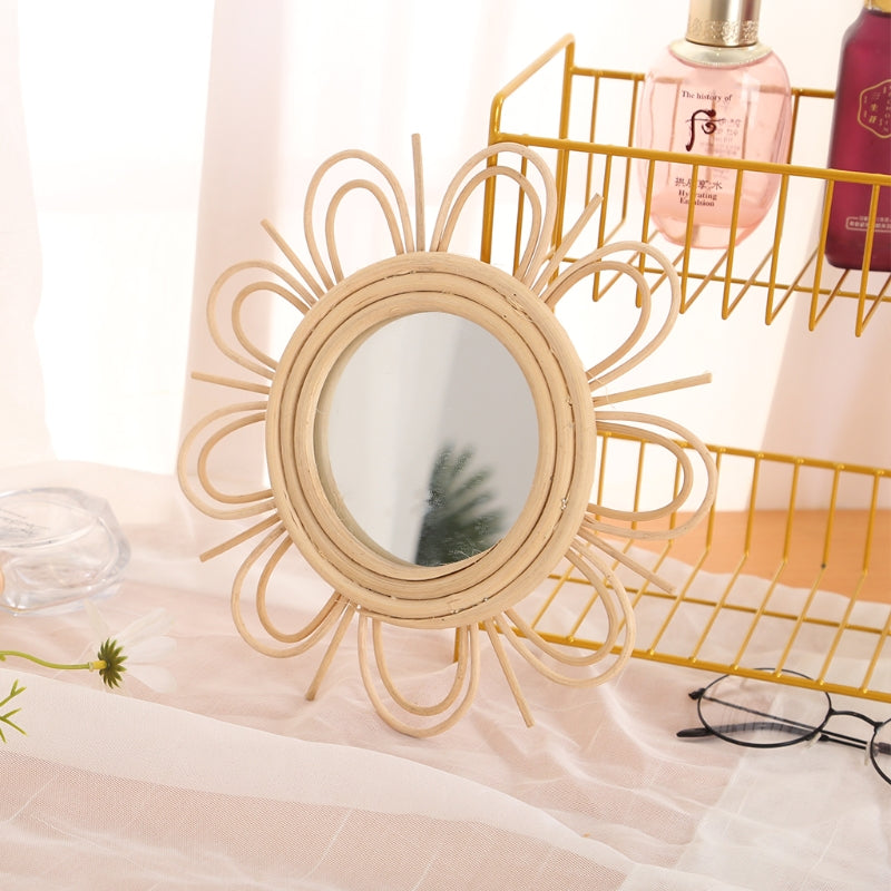 Miroir fleur double