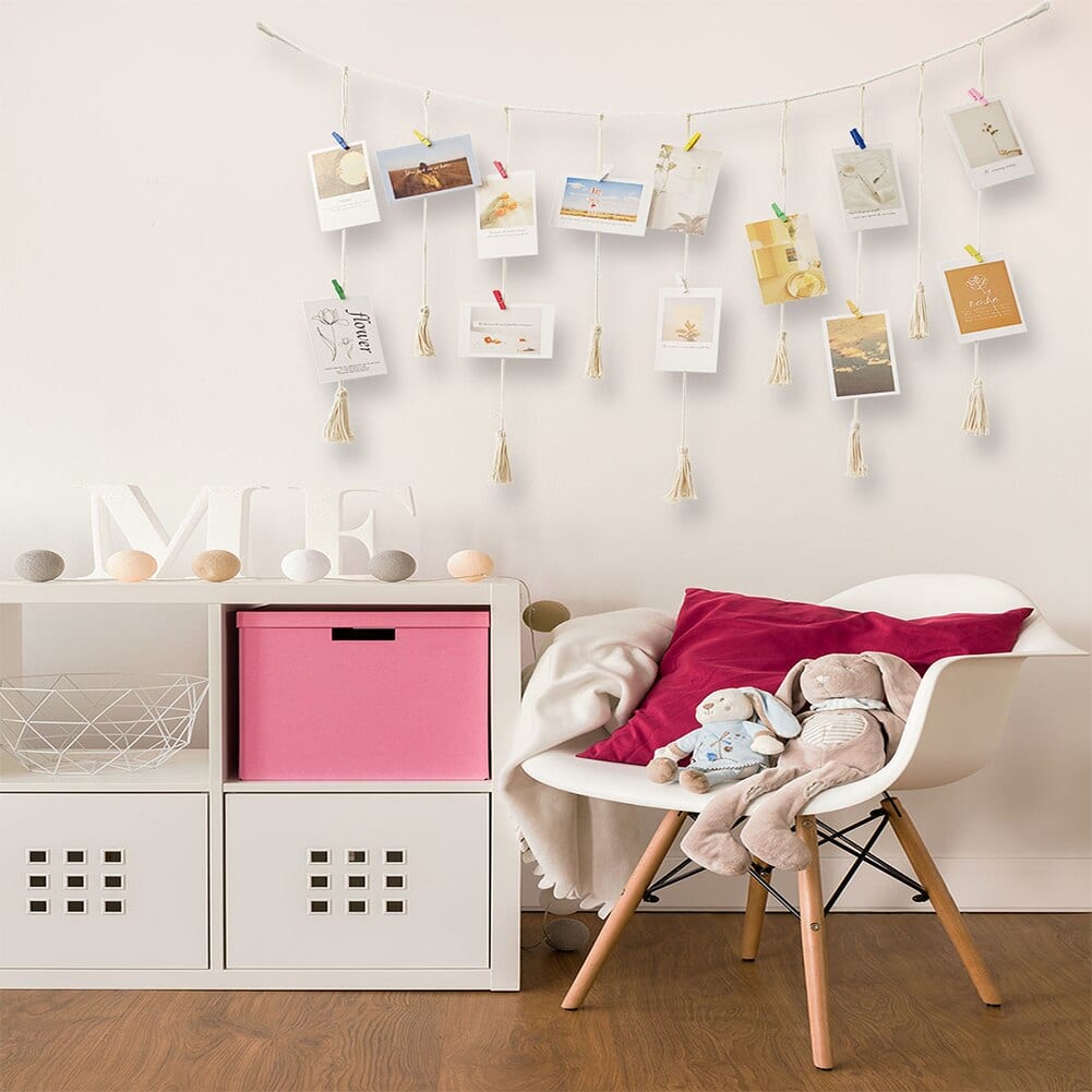 Pack Déco : Banderole colorée + Décoration murale photos