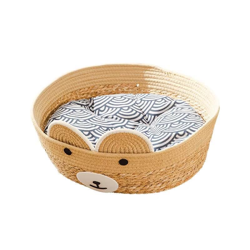 Panier Chien Osier au Design de Chien