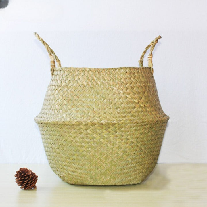 Panier de rangement en rotin fait à la main