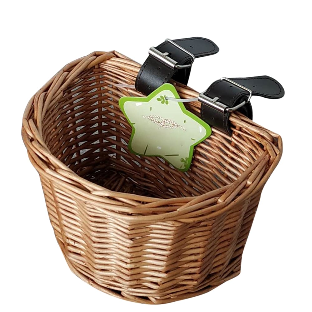Panier de vélo en rotin pour enfants