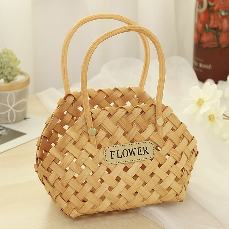 Panier décoratif au style vintage