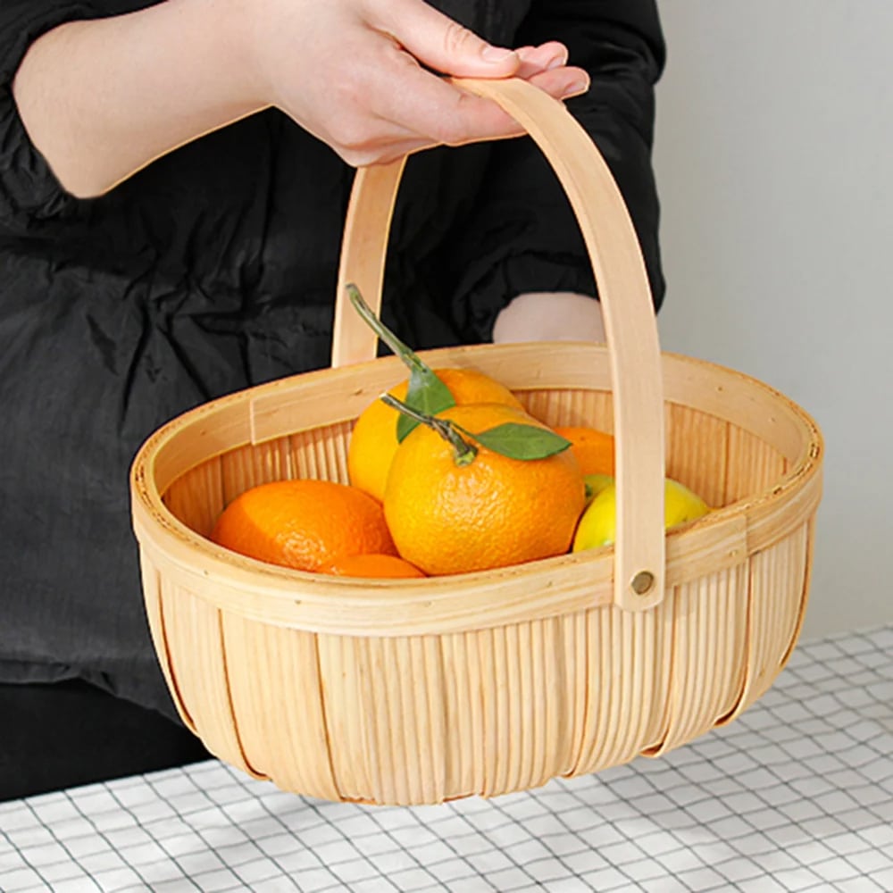 Panier Effet Osier pour Fruits et Légumes