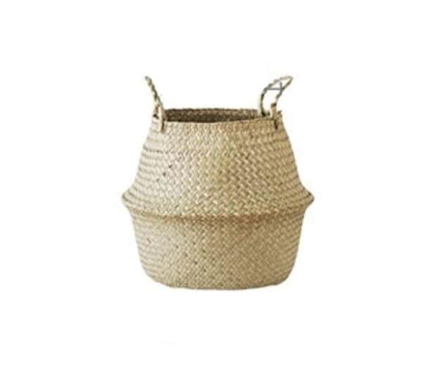 Panier embellisseur de plantes en rotin