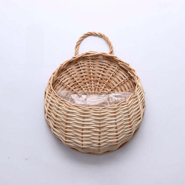 Panier Rotin Fait à la Main avec Poignée