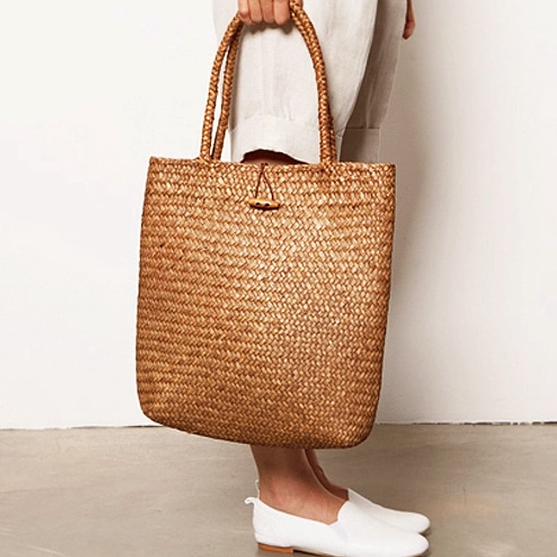 Panier à bandoulière en rotin fait à la main