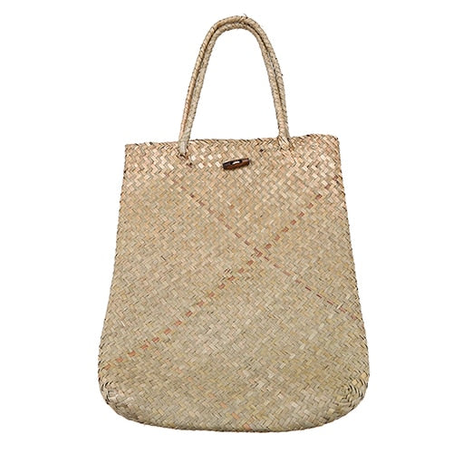 Panier à bandoulière en rotin fait à la main