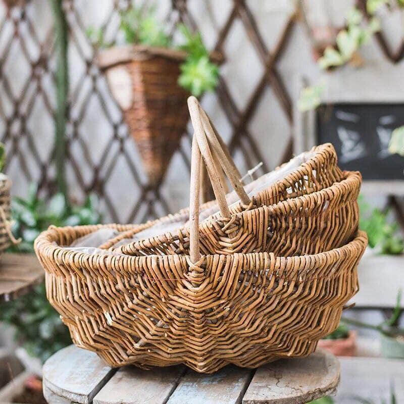 Panier tissé pour décoration intérieure