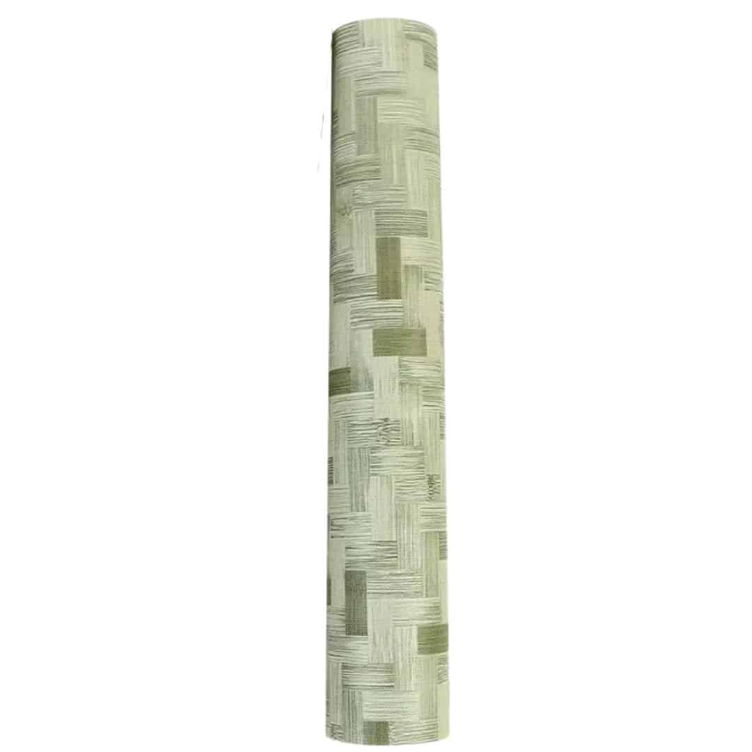 Papier Peint Bambou Vert et Géométrique