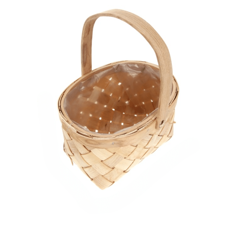 Petit Panier Osier Tissé avec Poignée