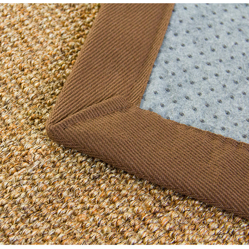 Petit tapis rectangulaire marron