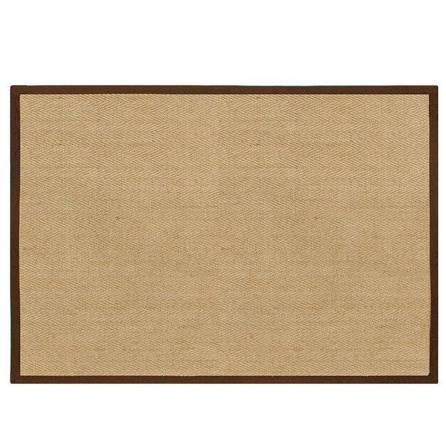 Petit tapis rectangulaire marron