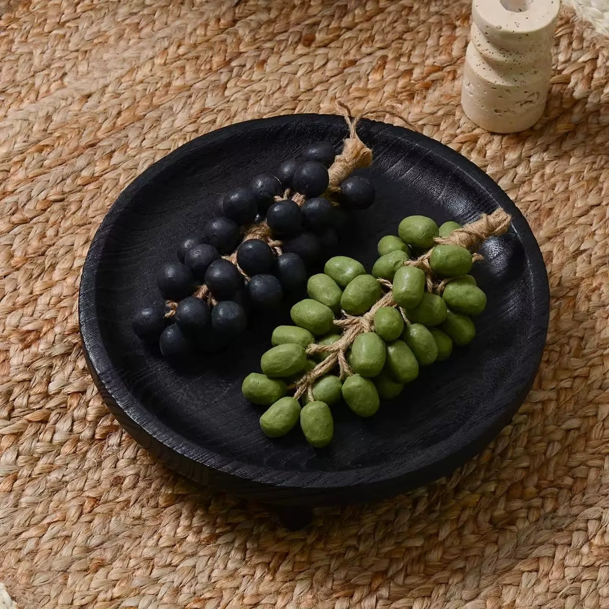 Plateau à Fruits Rétro en Bois