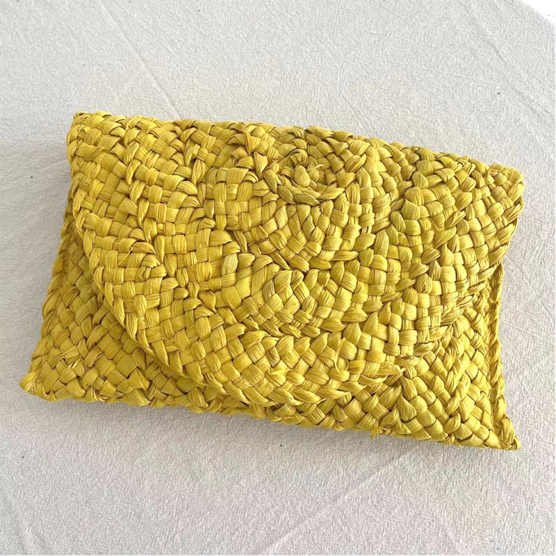 Pochette en paille fait à la Main pour femmes