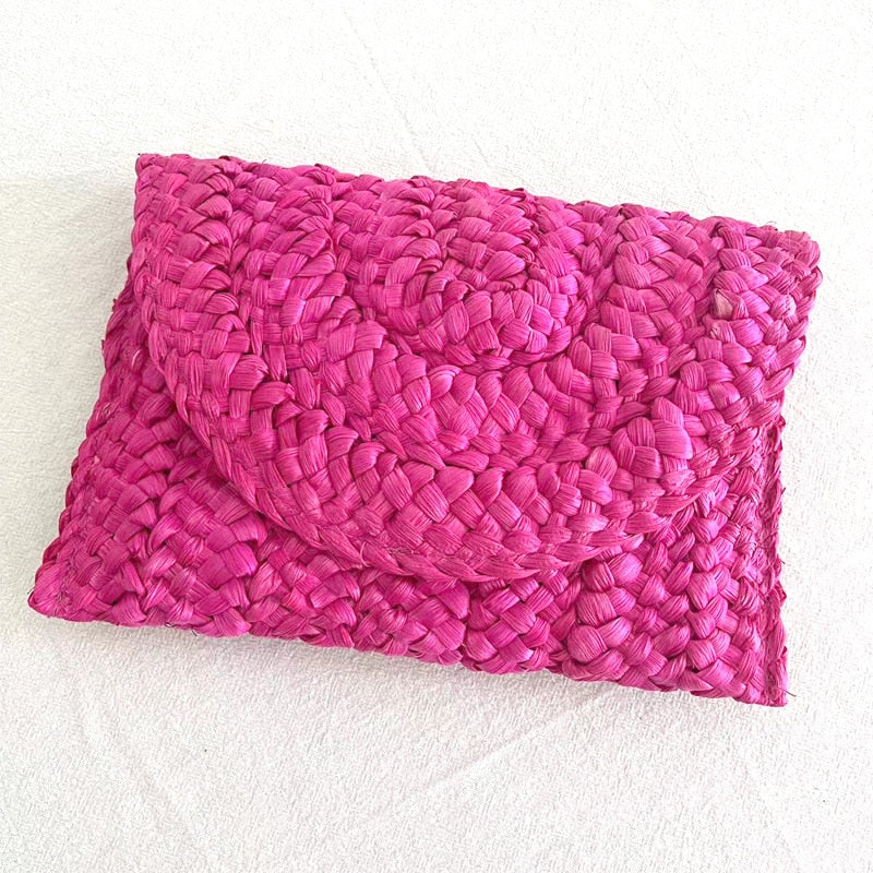 Pochette en paille fait à la Main pour femmes