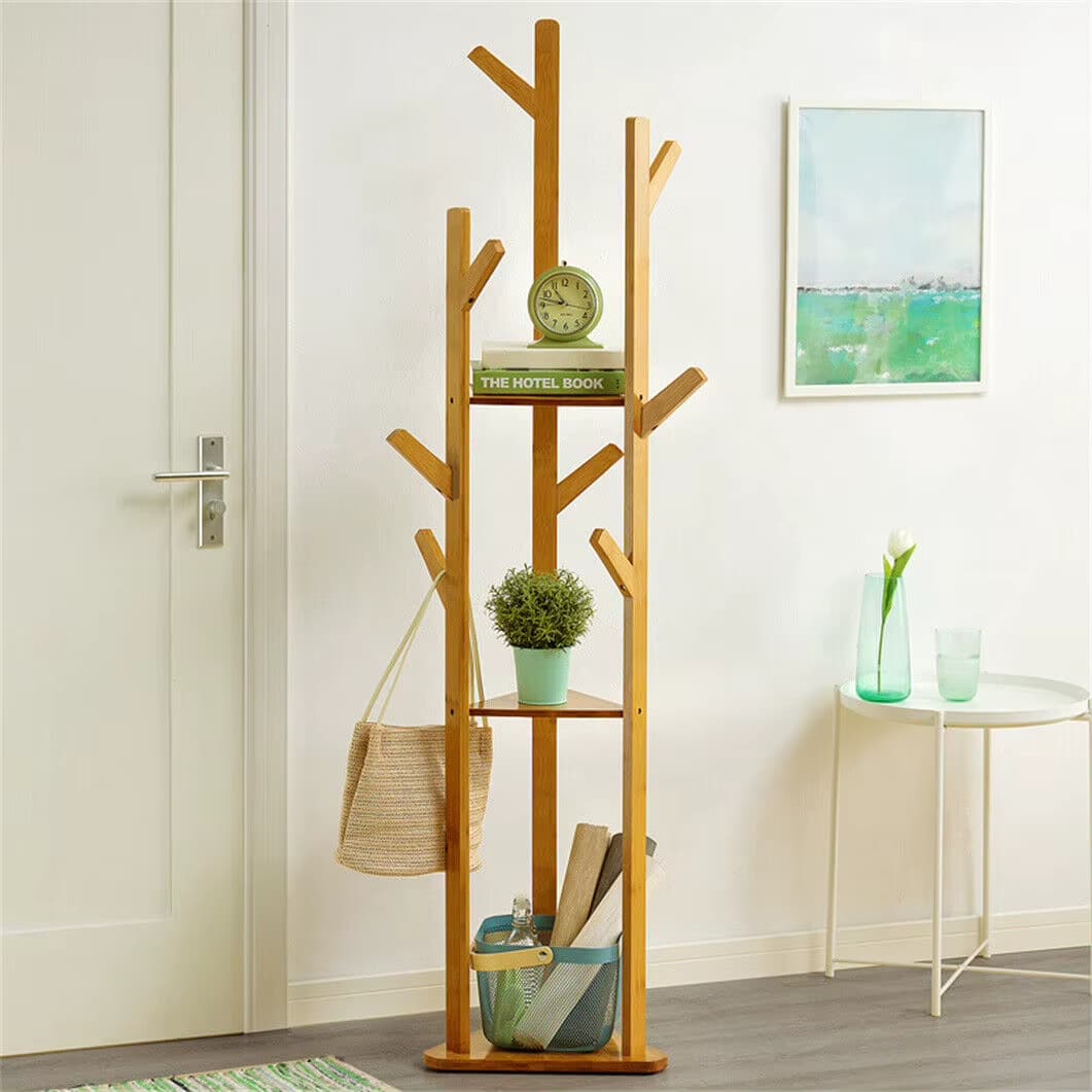 Portant Bois Base Triangulaire