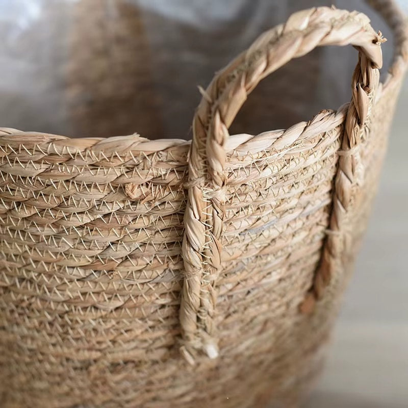 Pot de Fleur en Rotin Artisanal