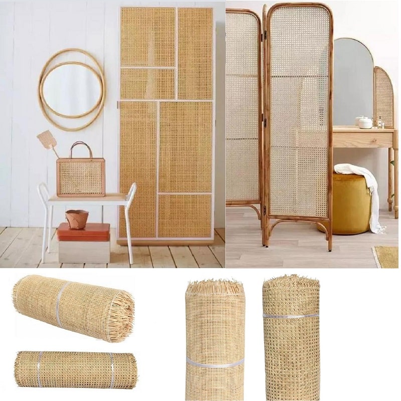 Rouleau de sangle 40cm en rotin véritable indonésien