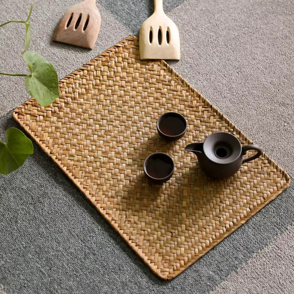 Set de Table Bambou Rectangulaire de Style Japonais