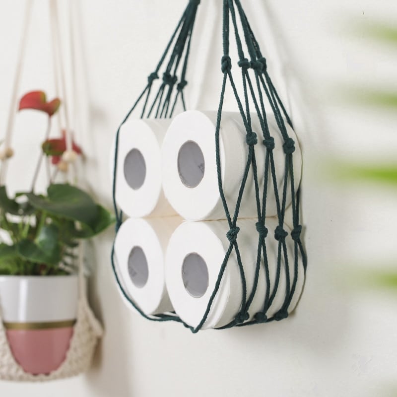 Support nordique suspendu en corde de fibre naturelle