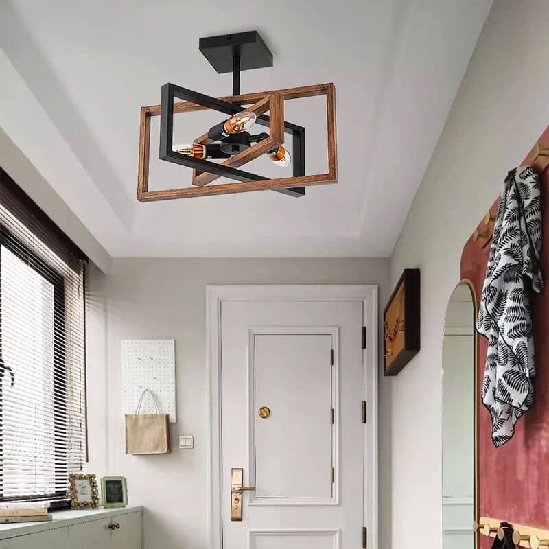 Suspension Bois au Design Original et Élégant