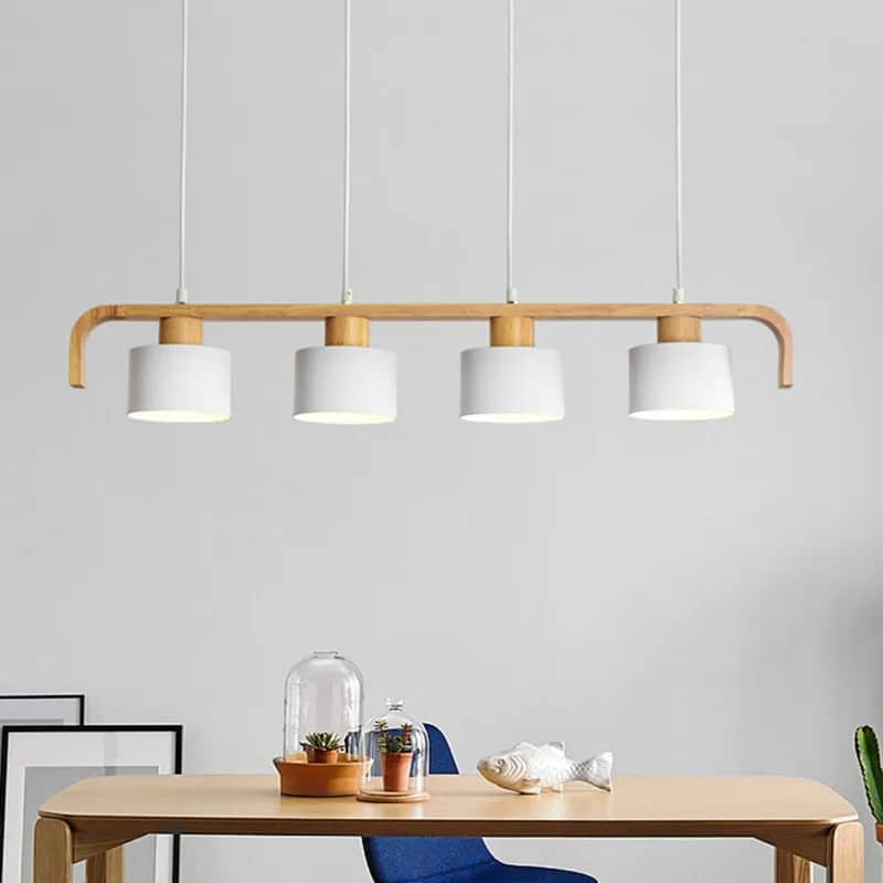 Suspension Bois LED Résistante et Durable
