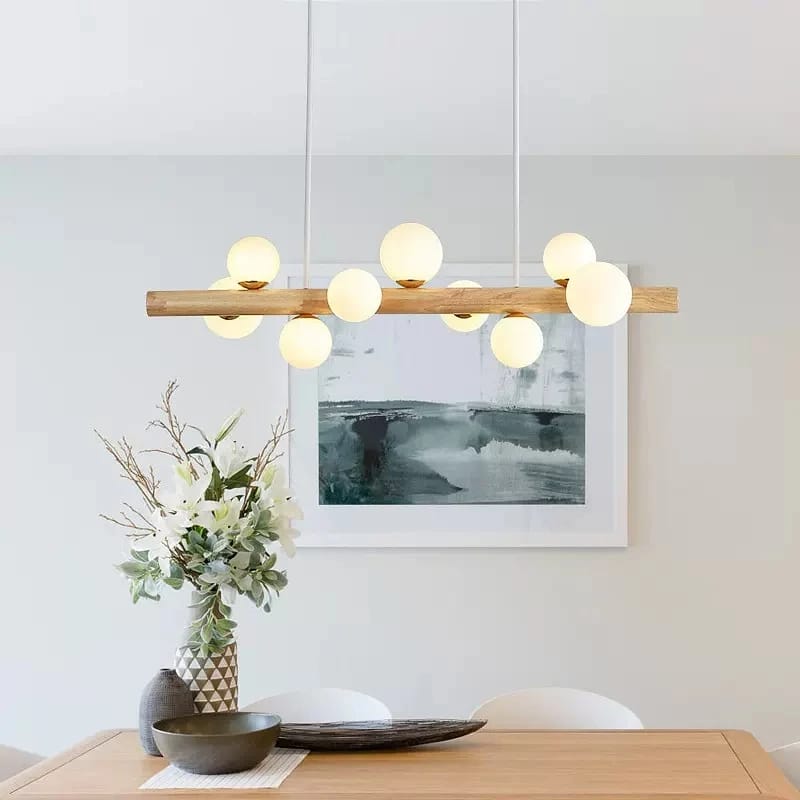 Suspension Bois Moderne au Design Minimaliste