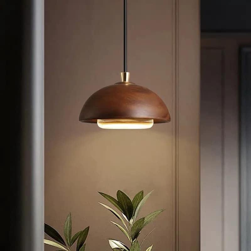 Suspension Bois Moderne au Design Nordique
