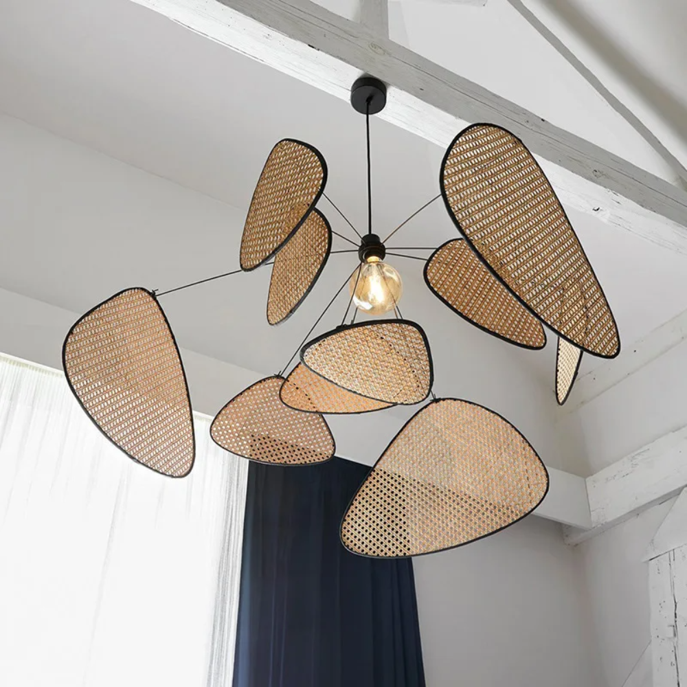 Suspension rotin cannage multiple | Petal