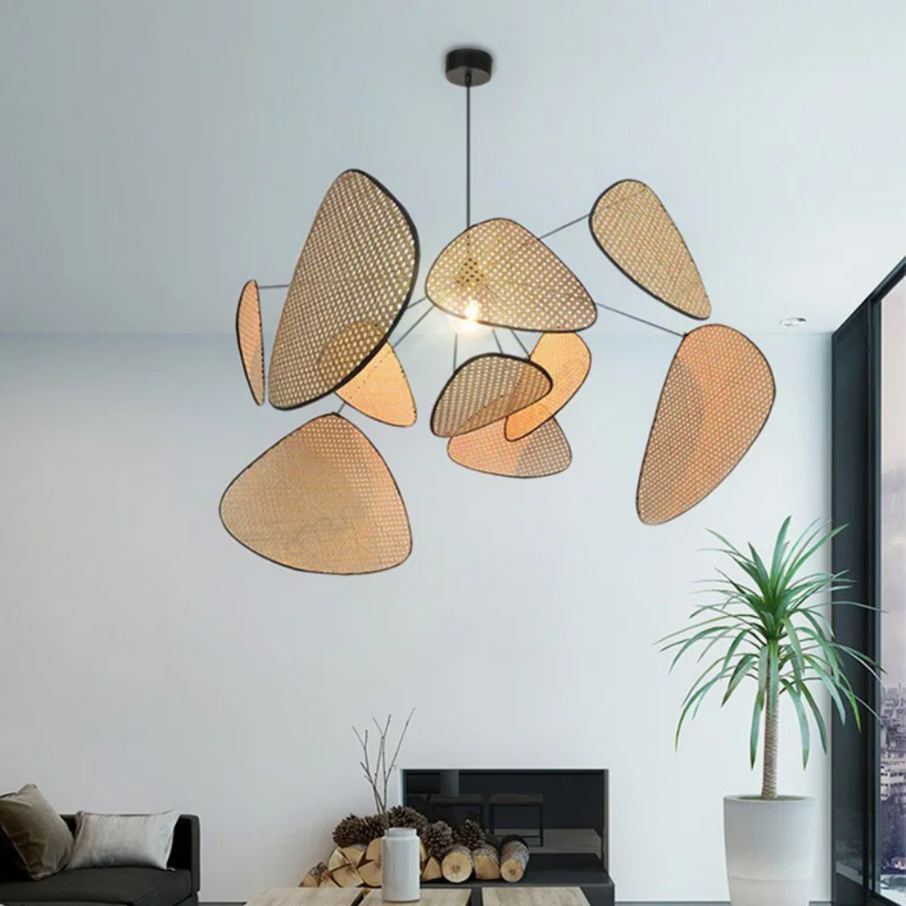Suspension rotin cannage multiple | Petal