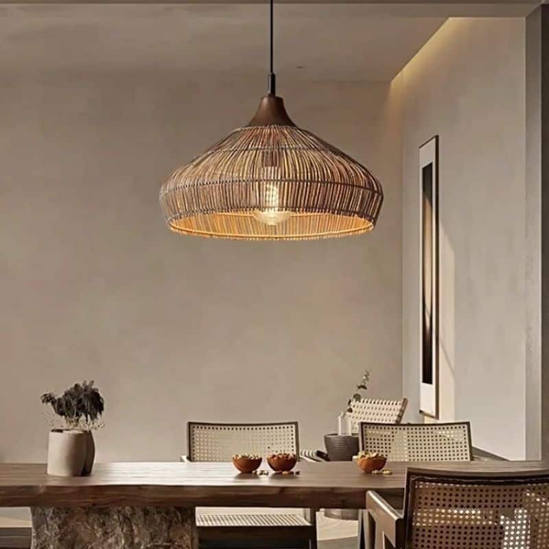 Suspension Rotin Ajustable et Polyvalente