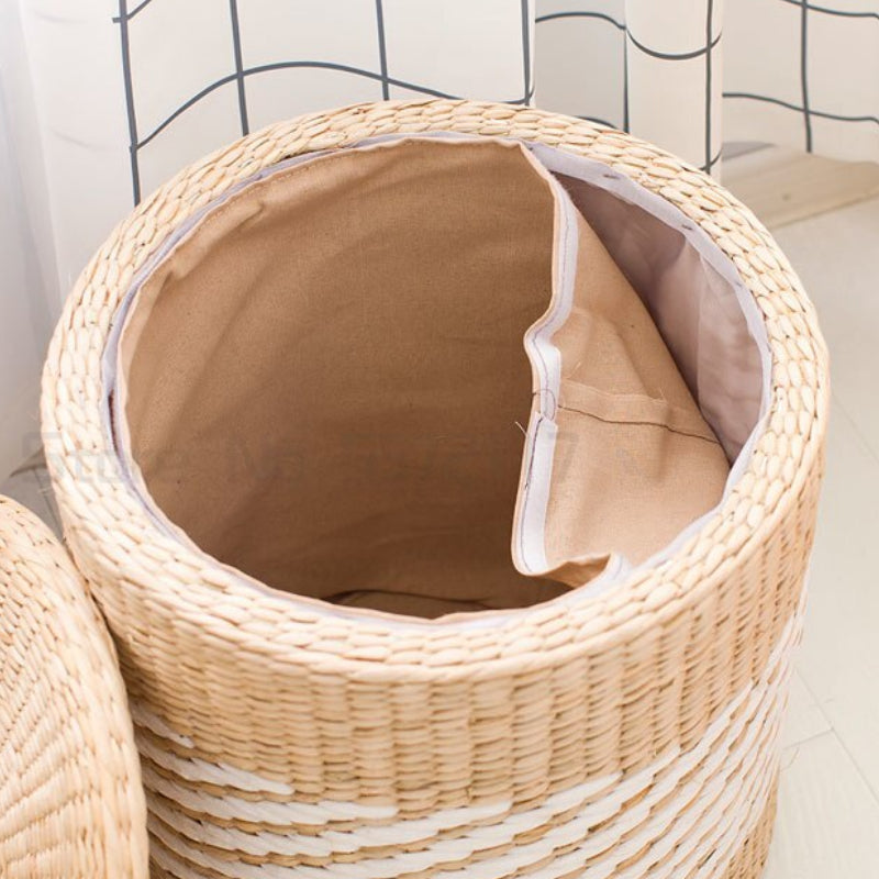 Tabouret de rangement rond