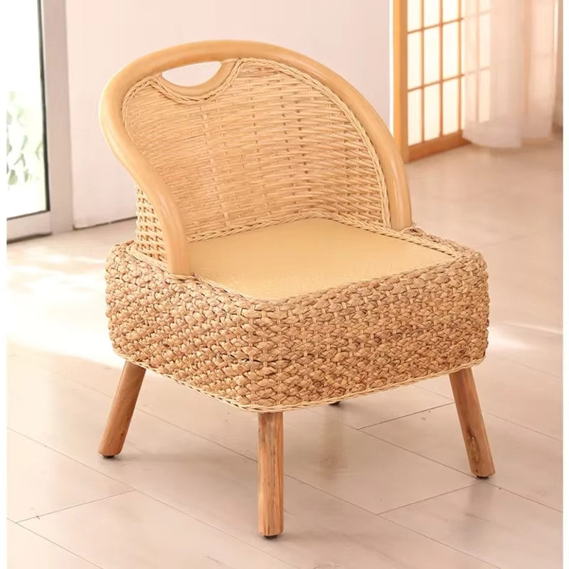 Tabouret Osier Moderne avec Dossier