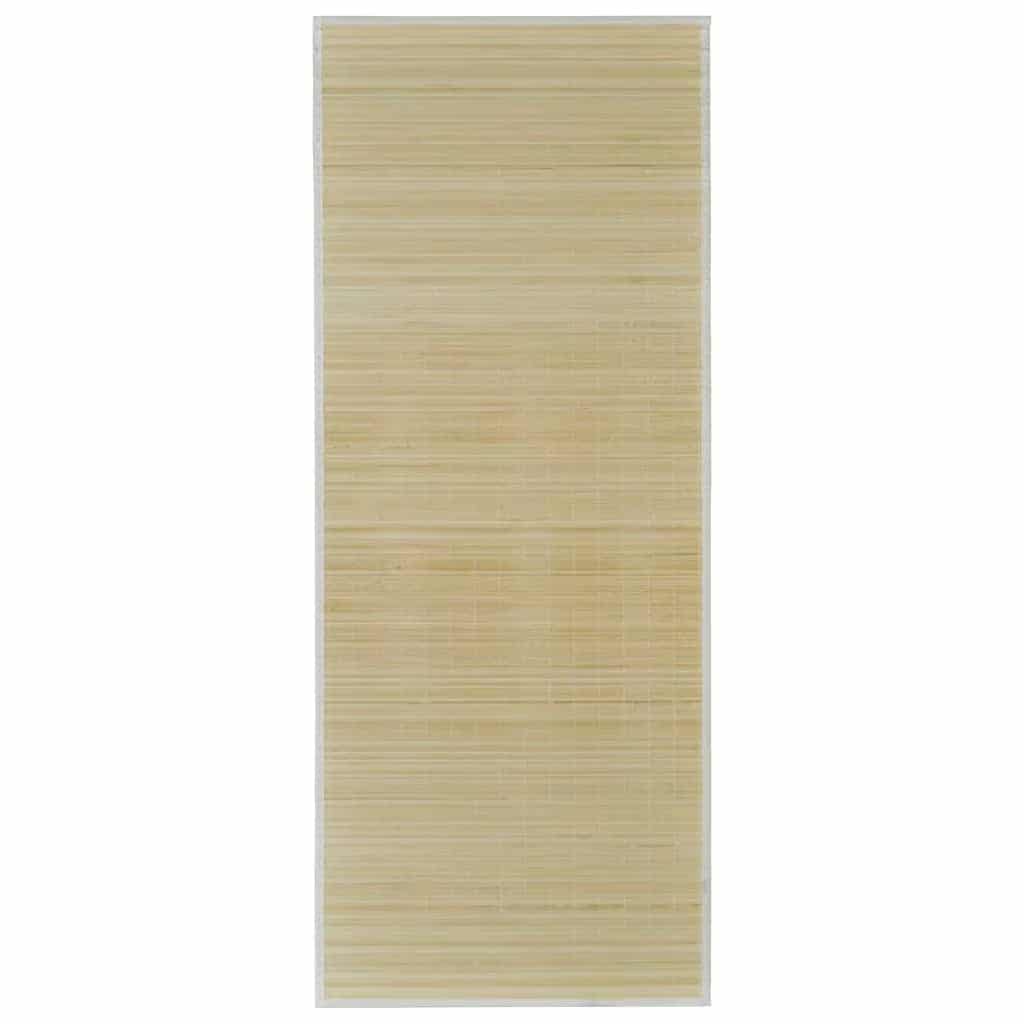 Tapis Bambou Beige et Rectangulaire