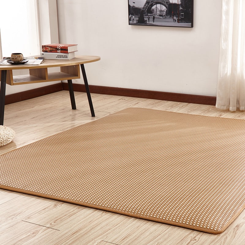 Tapis de jeu japonais tatami en rotin épais