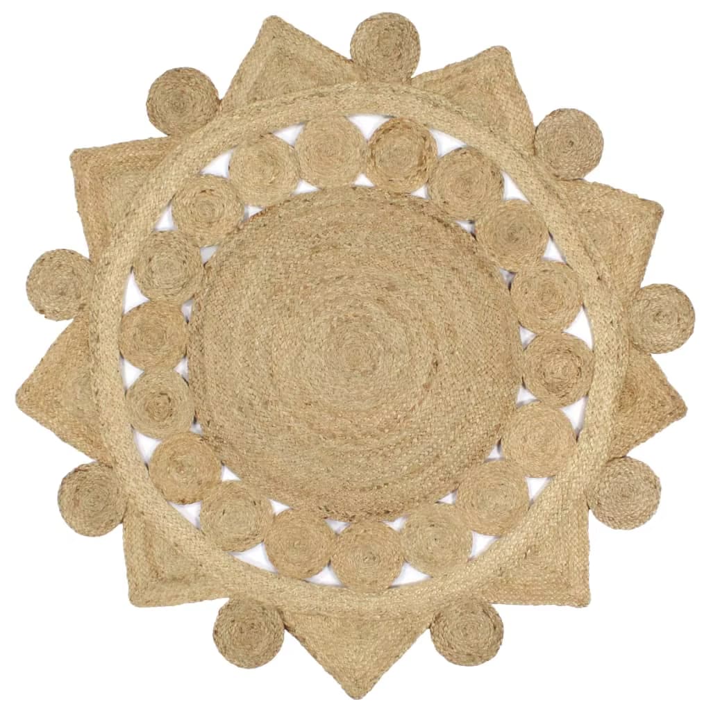 Tapis Effet Osier Géométrique et Original
