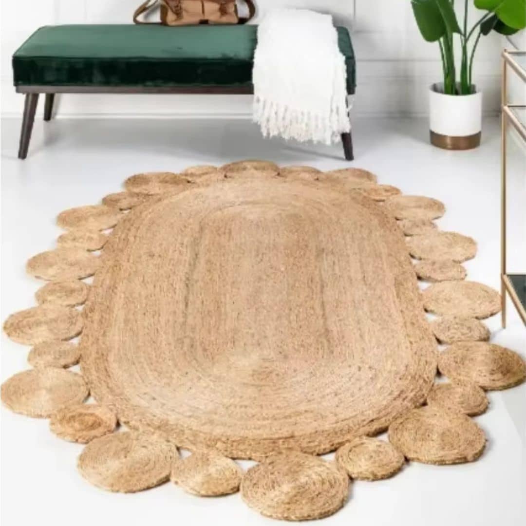 Tapis Osier Ovale et Original
