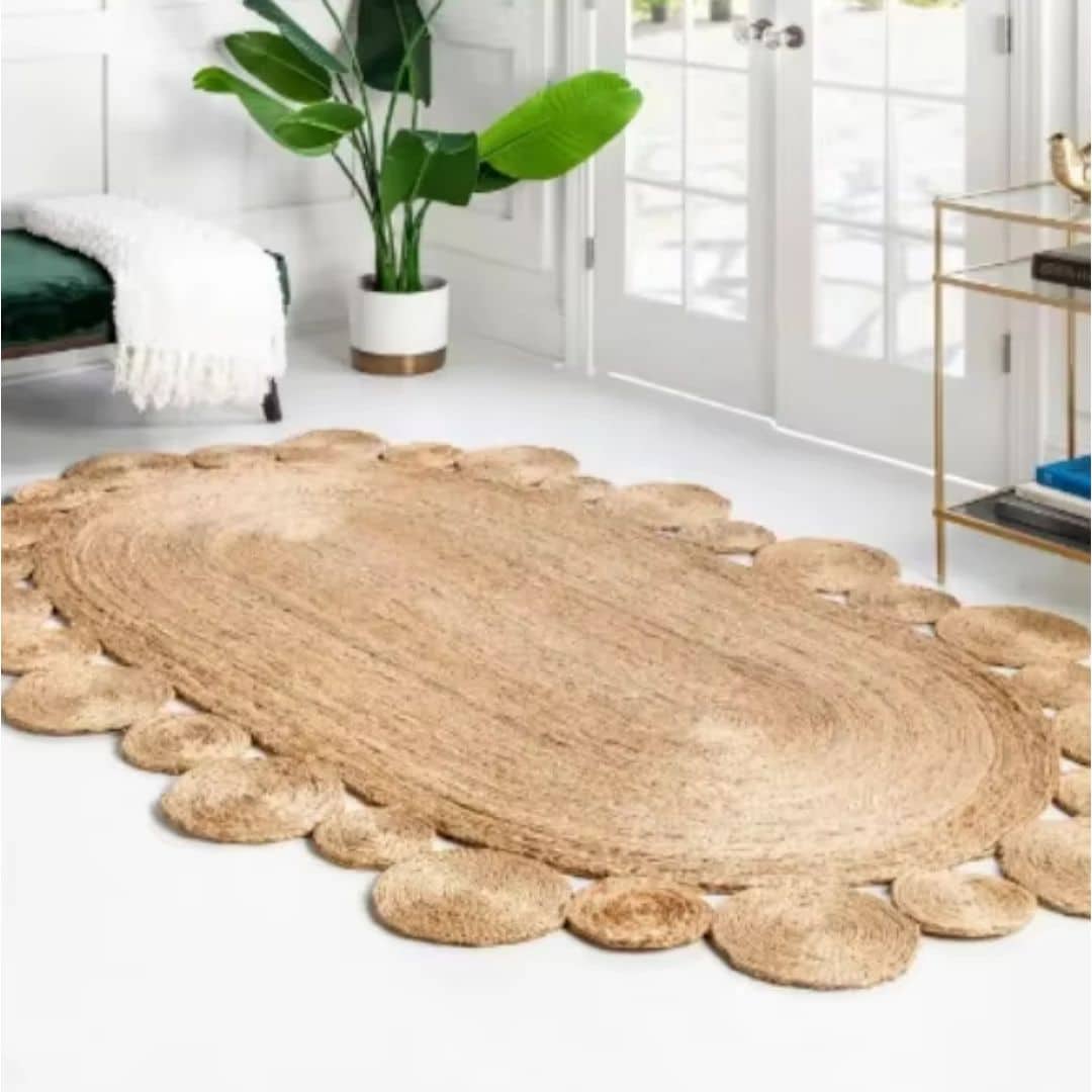 Tapis Osier Ovale et Original