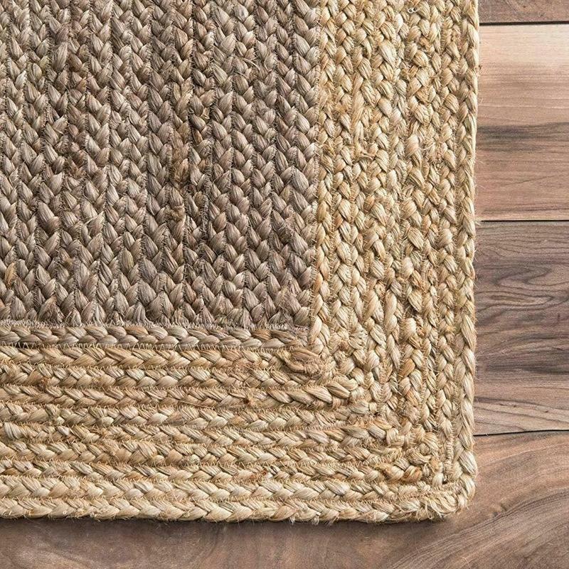 Tapis rectangulaire bicolore