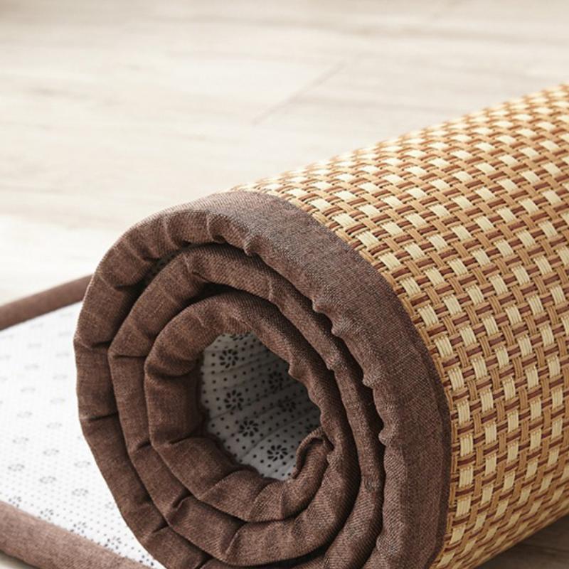 Tapis rectangulaire en rotin synthétique