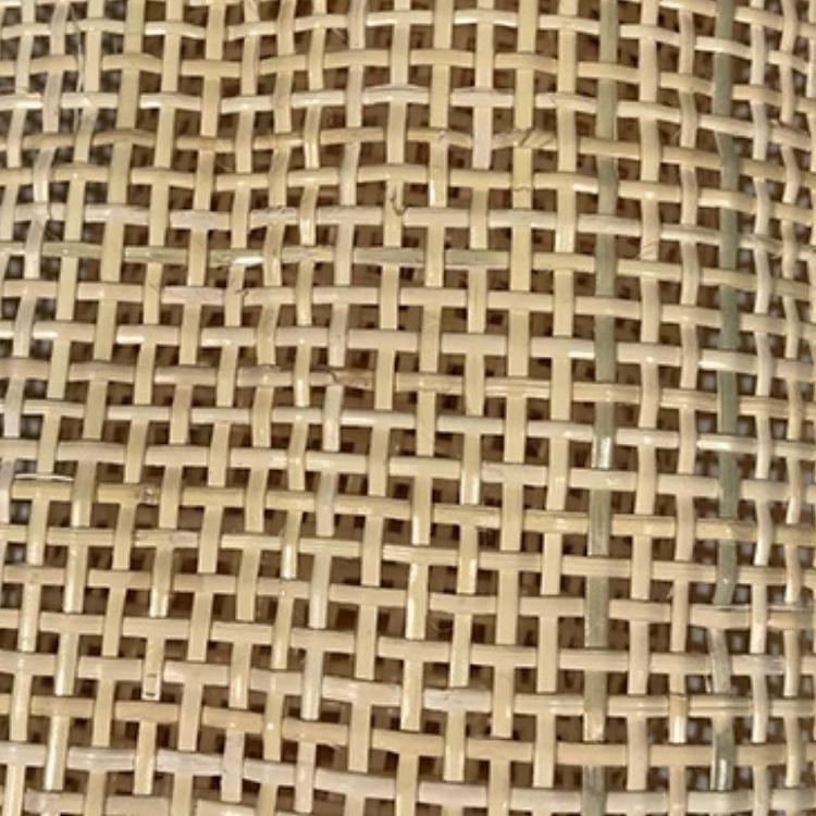 Tapis rectangulaire en rotin tissé à la main
